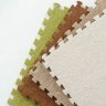 Детский мягкий пол с ковролином NEEU 60x60 см, чёрный 10