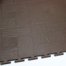 Модульное напольное ПВХ покрытие SENSOR WOOD, RAL 9005, черный.
