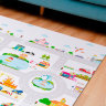 Коврик для ползания FunKids™ Medium-15 «Мой Город / Азбука», двусторонний.