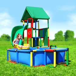Детский конструктор Quadro Universal + Pool L + Curved Slide