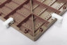 Пластиковая уличная модульная плитка ECOPLAST, терракот